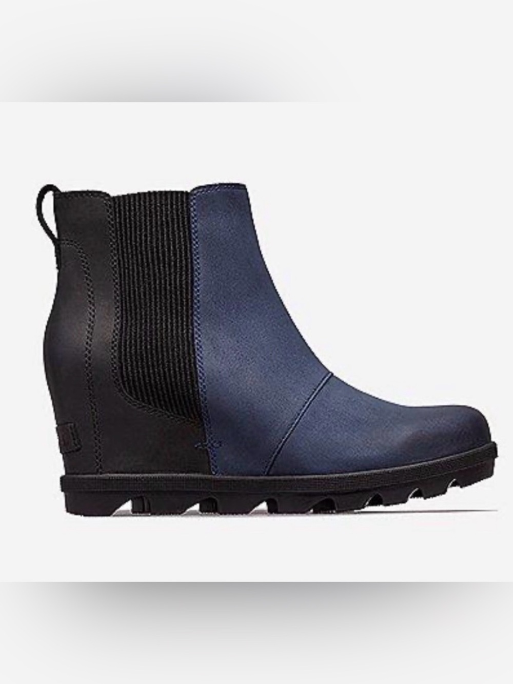 Sorel Navy and Black Chelsea Ankle Boot